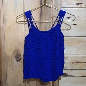 Blue tank top